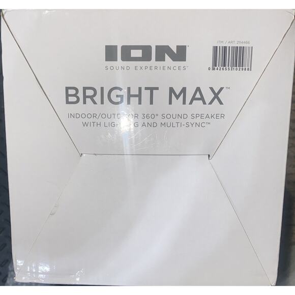 ION, Audio Bright-Max Indoor/Outdoor Portable 360° Bluetooth Speaker - Picture 7 of 9
